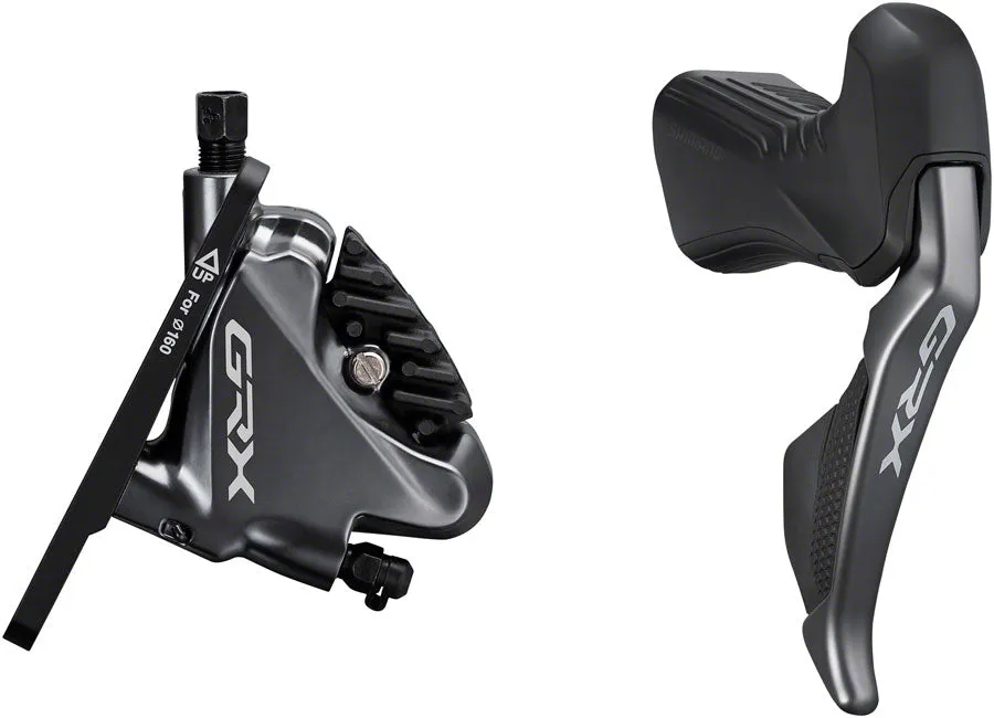 GRX ST-RX815 11-Speed Di2 Right Drop-Bar Shifter/Hydraulic Brake Lever BR-RX810 Flat Mount Caliper Pre-Bled 1700mm Hose