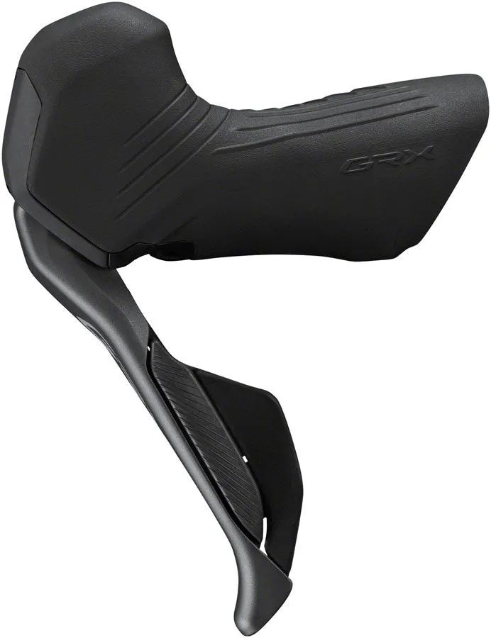 GRX ST-RX825 Di2 Shift/Brake Lever BR-RX820 Hydraulic Disc Brake Caliper - Left/Front 2x Flat Mount Caliper BLK