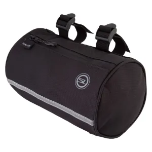 Handlebar Roll Bag Velcro Straps 8.6x4.7x4.7` 150 c.i. Black