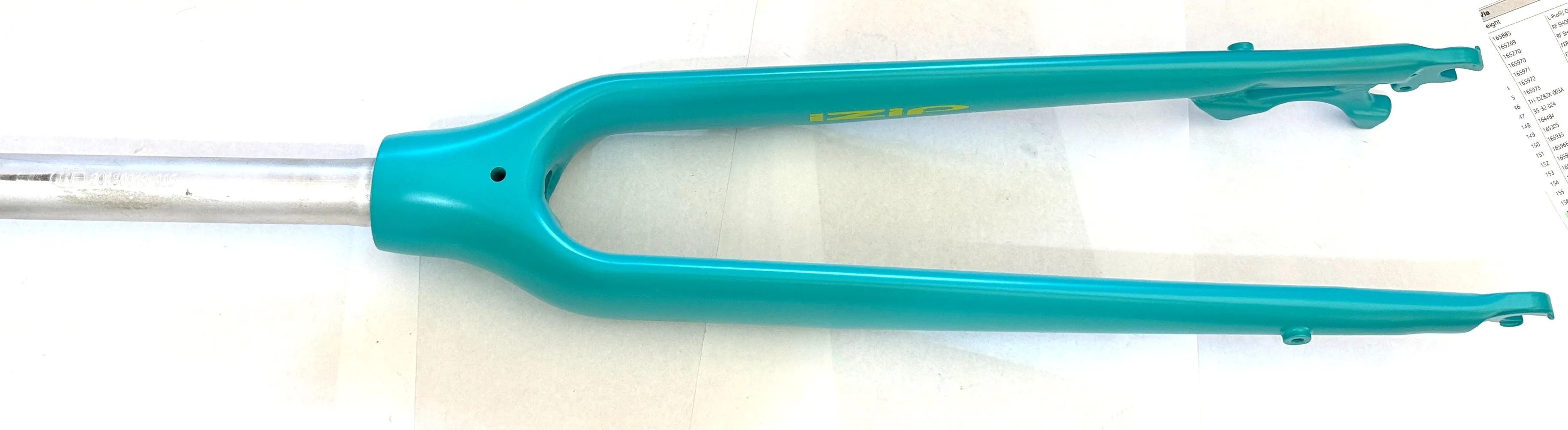 IZIP 1 1/8" 700c Threadless Alloy Bike Fork 100mm QR Disc Axle-Crown 475mm  NEW