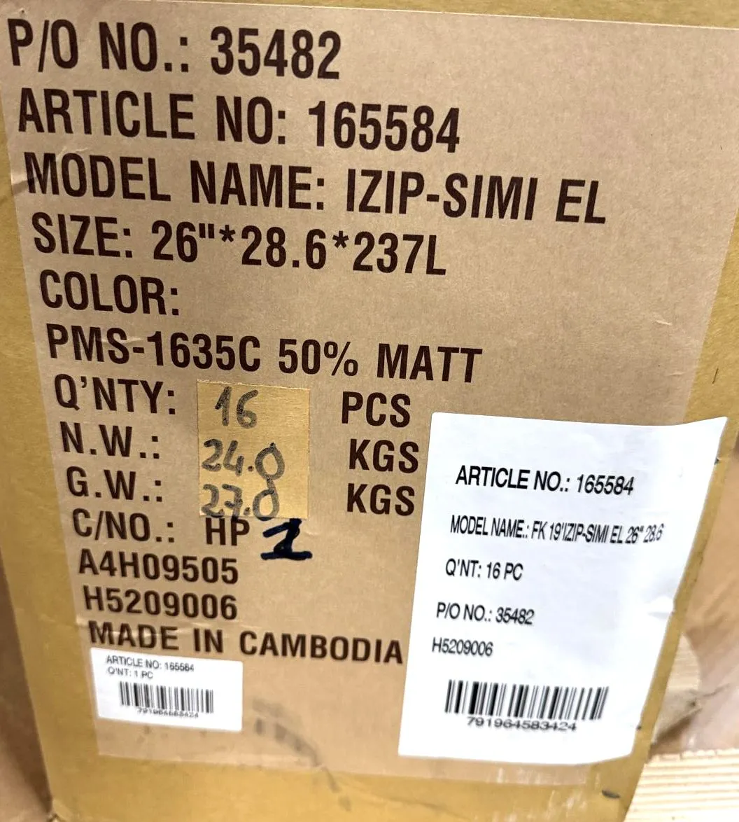 IZIP Simi 1 1/8" 26" Threaded Steel Bike Fork 100mm QR Disc Axle-Crown 410mm NOS
