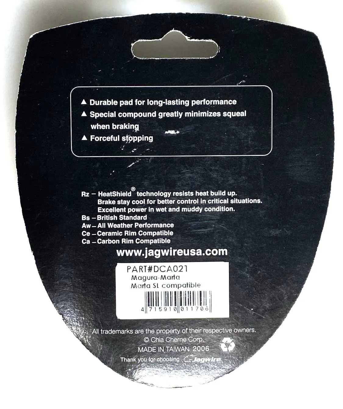 Jagwire DBL381 RZ Comp Semi-Metallic Disk Brake Bike Pads New