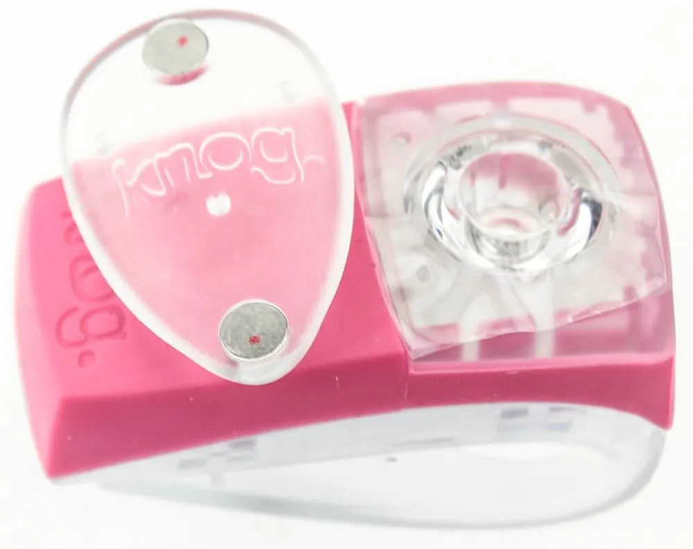 KNOG BOOMER Wearable Bike Rear Pink W/ RED LED Light 7 Lumens 4 Mode 600m NEW