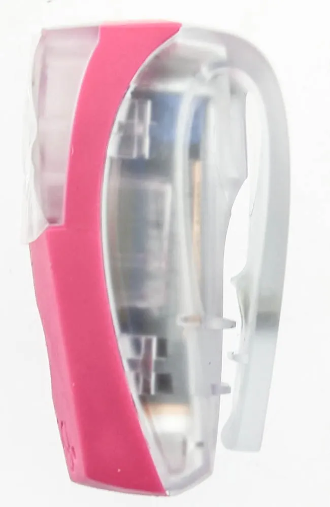 KNOG BOOMER Wearable Bike Rear Pink W/ RED LED Light 7 Lumens 4 Mode 600m NEW