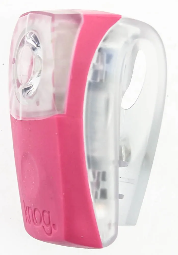 KNOG BOOMER Wearable Bike Rear Pink W/ RED LED Light 7 Lumens 4 Mode 600m NEW