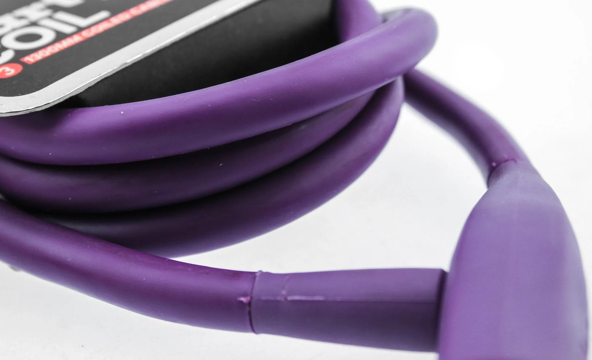 Knog Party Coil 1300mm Coiled Cable Bike Lock Braided Steel Grape Purple NEW
