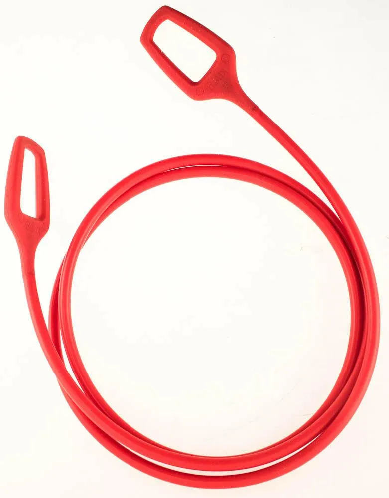KNOG RING MASTER 2.2m Bike Cable Bike Silicone Over-Moulded Red 10mm Steel NEW