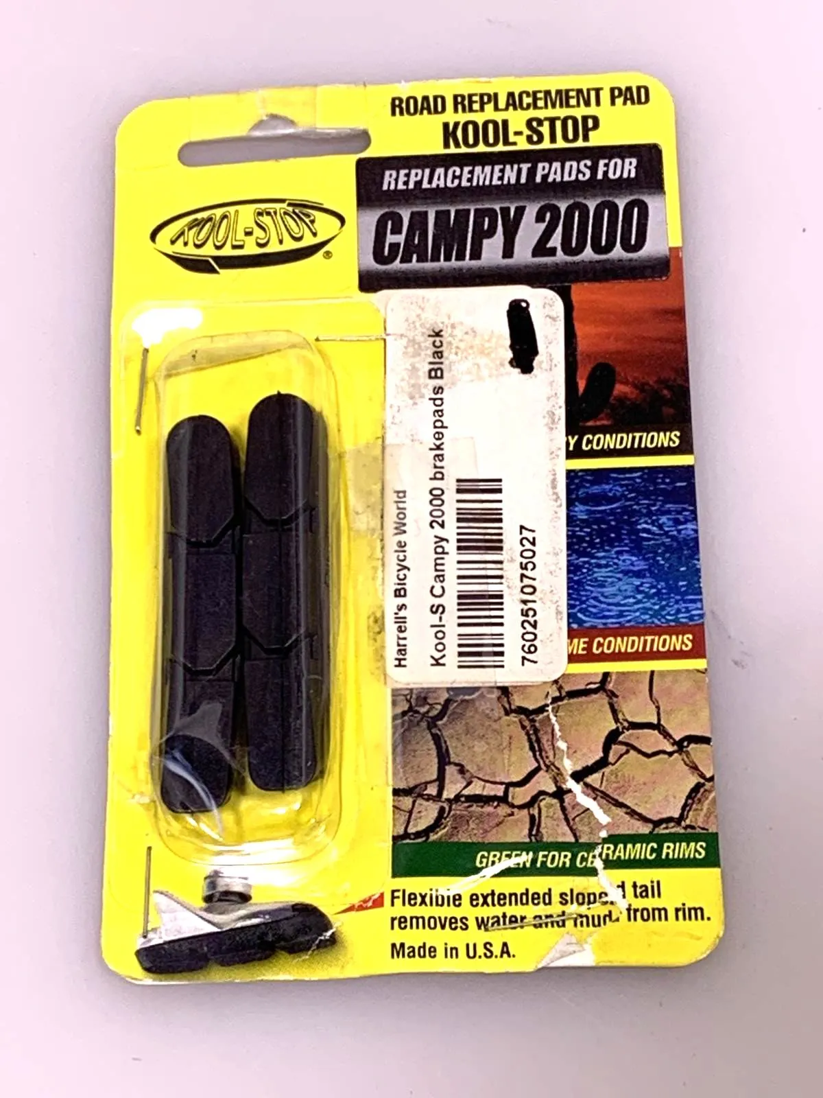 Kool-Stop Campagnolo 2000 Insert Bike Brake Pads Road New Old Stock