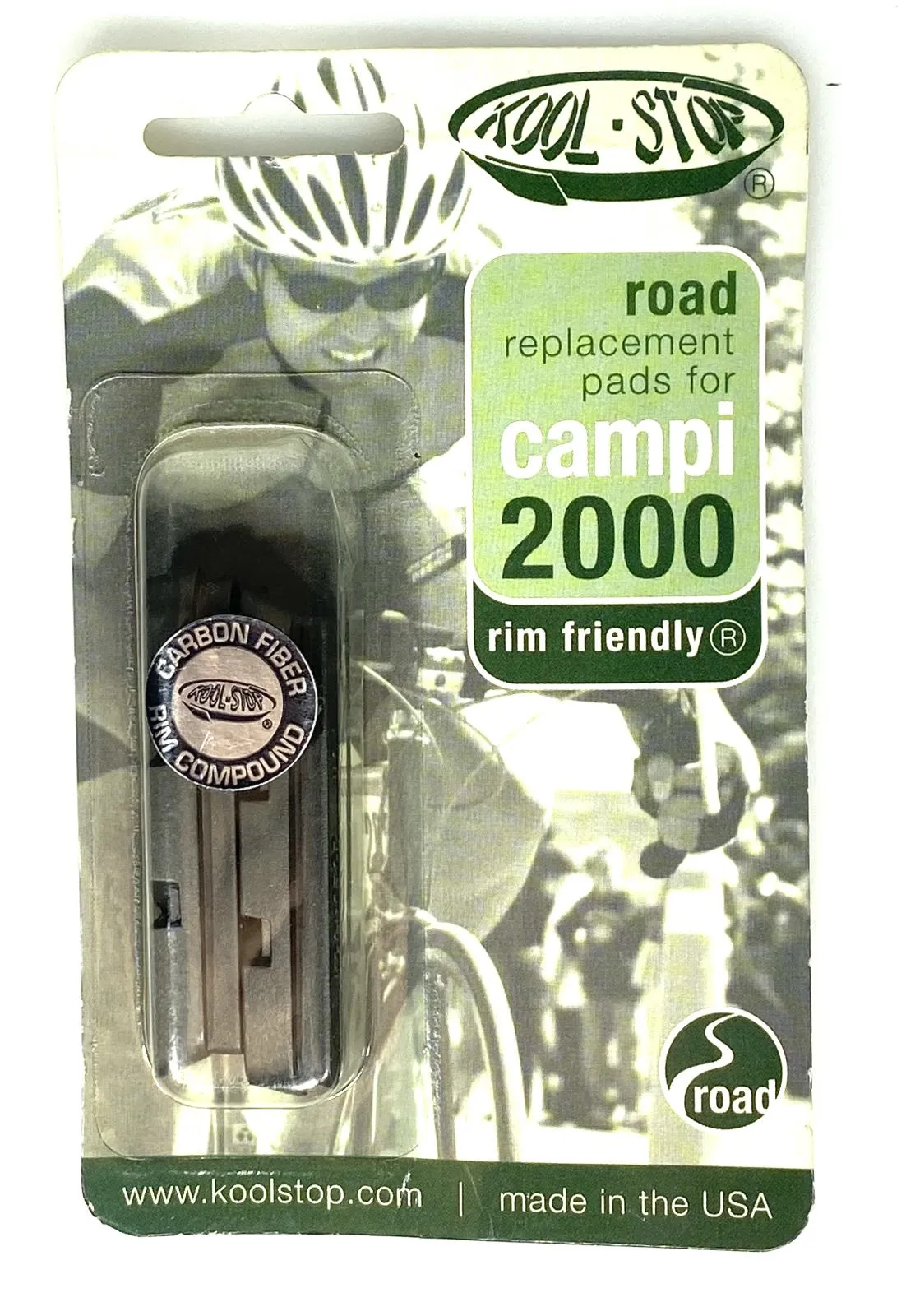 Kool-Stop Campi 200 Replacement Road Brake Pads Carbon Fiber Rim New