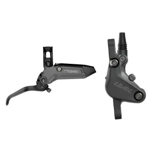 Level Bronze Stealth Disc Brake Lever - Front Post Mount 2-Piston Aluminum Lever SS Hardware Dark Polar C1