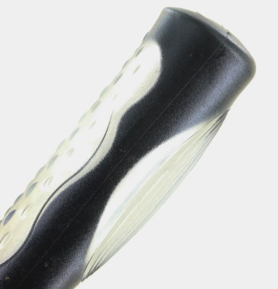 Lot of 5 Pairs Handlebar Grips Bar Mountain Cross Bike Bicycle Black/Clear NEW