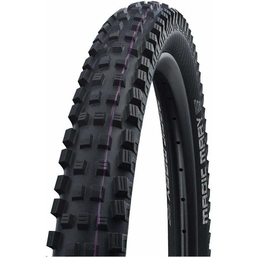 Magic Mary Addix Mountain Tire 27.5x2.50 Folding Tubeless Ready Addix Ultra Soft Super Downhill TL Easy Black