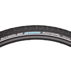 Marathon Mondial Bike Tire: 700 x 35c, Wire Bead, Performance Line, Endurance Compound, RaceGuard, Black/Reflect