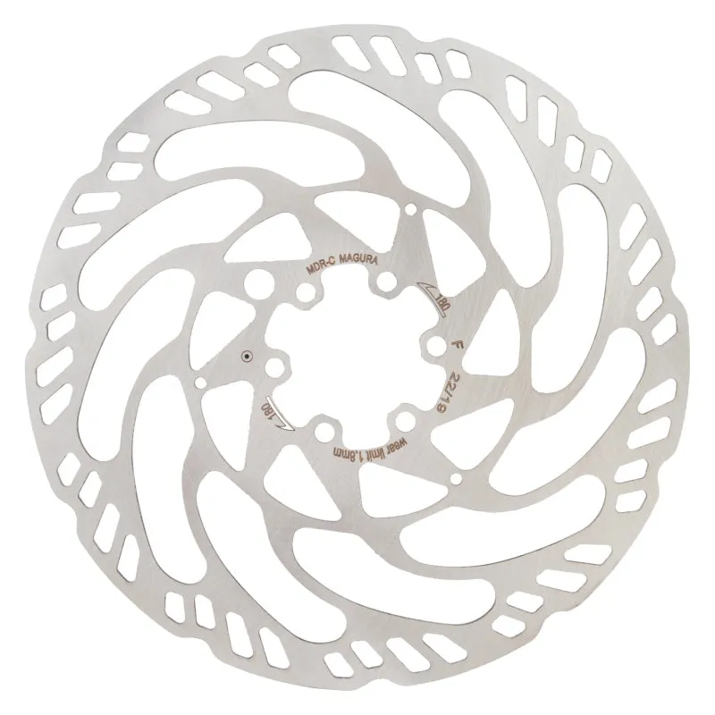 MDR-C Disc Brake Rotor - 180mm 6-Bolt eBike Optimized Silver