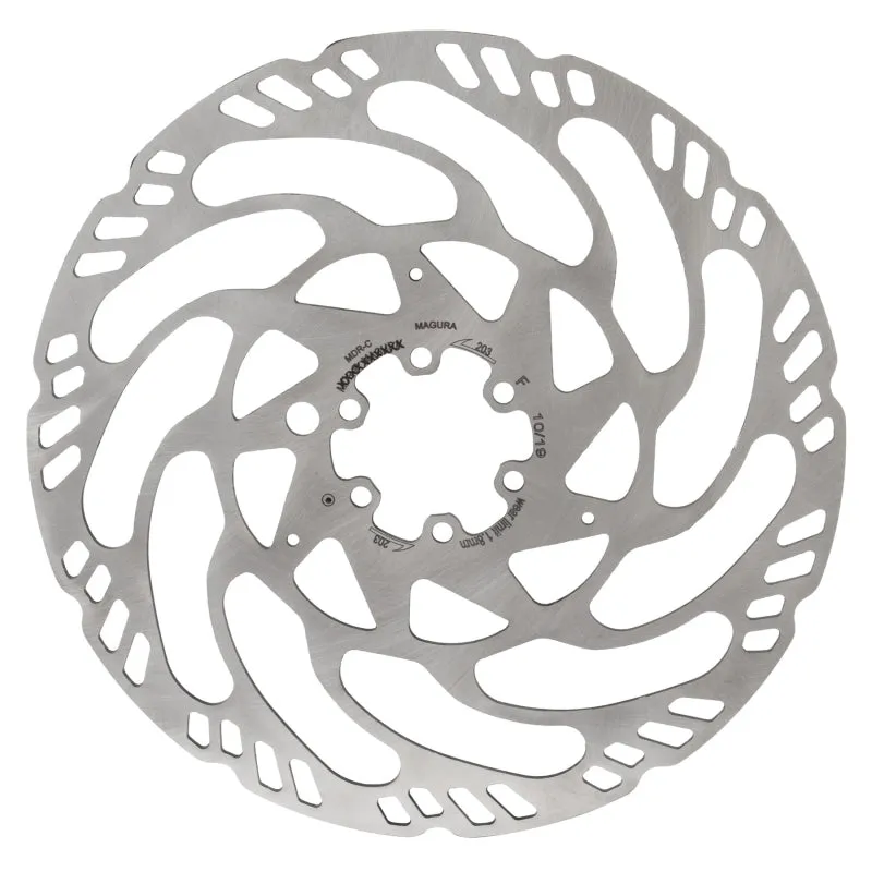 MDR-C Disc Brake Rotor - 203mm 6-Bolt eBike Optimized Silver