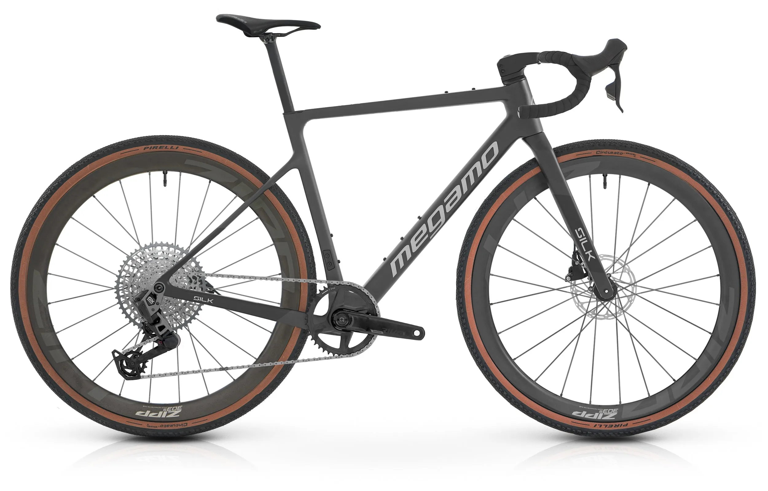 Megamo Silk AXS 01 2024 - Sram GX Eagle AXS 1x12sp - Zipp 303