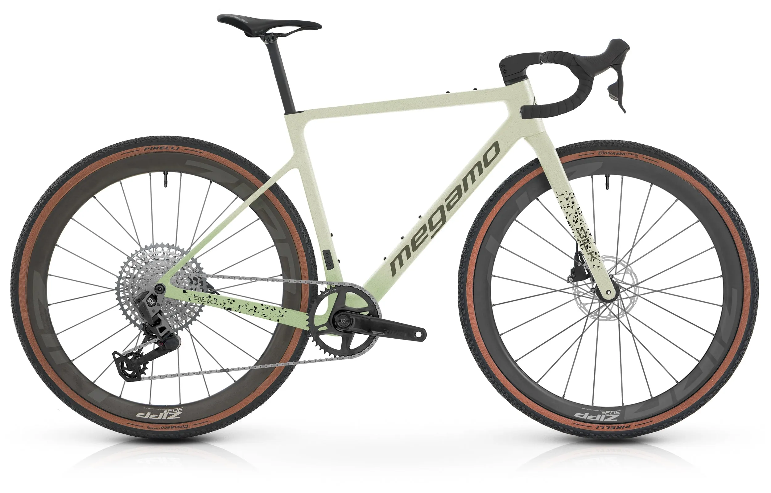 Megamo Silk AXS 01 2024 - Sram GX Eagle AXS 1x12sp - Zipp 303