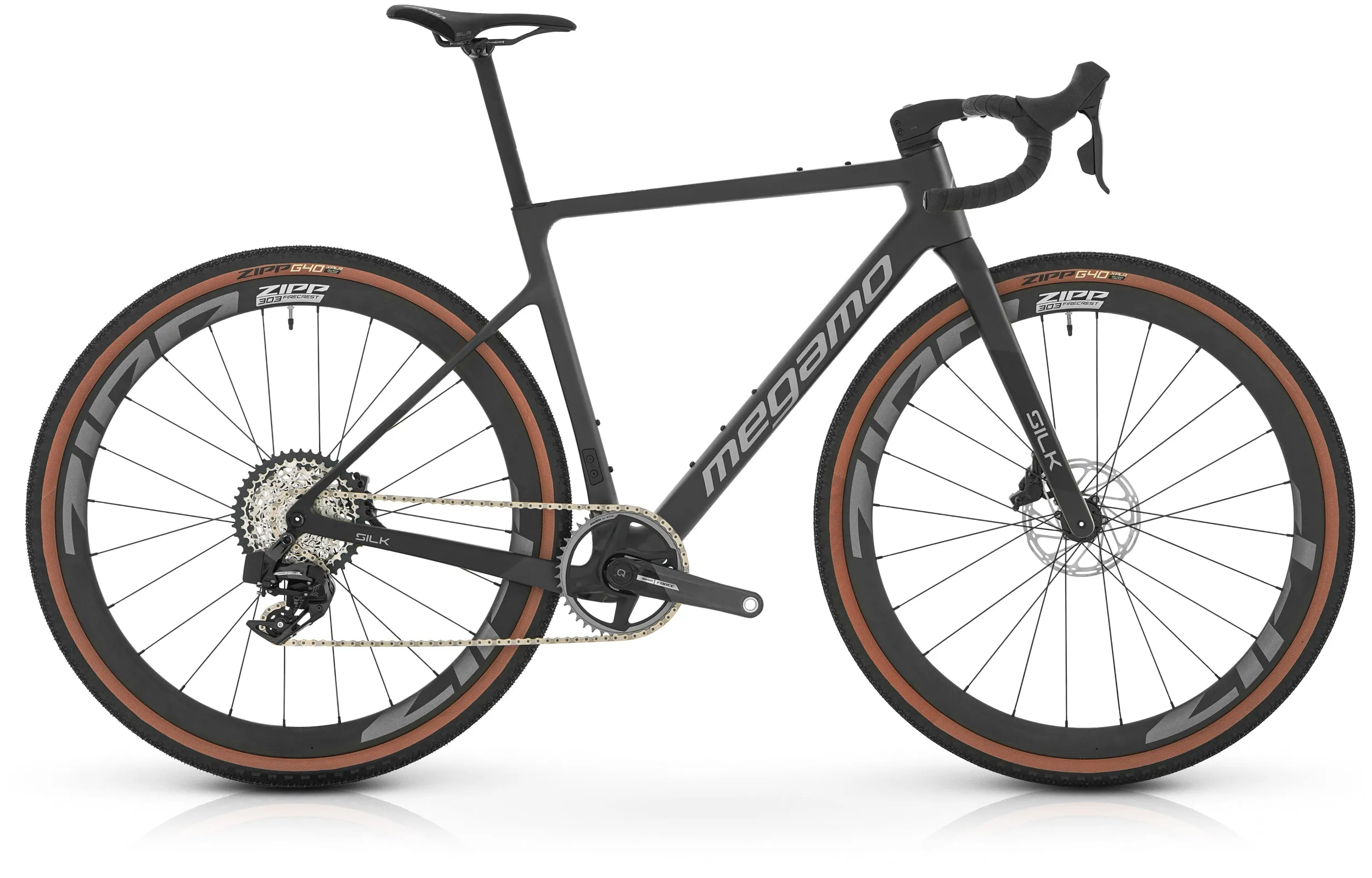 Megamo Silk XPLR 00 2024 - Sram Force AXS XPLR 1x12sp - Zipp 303 Firecrest