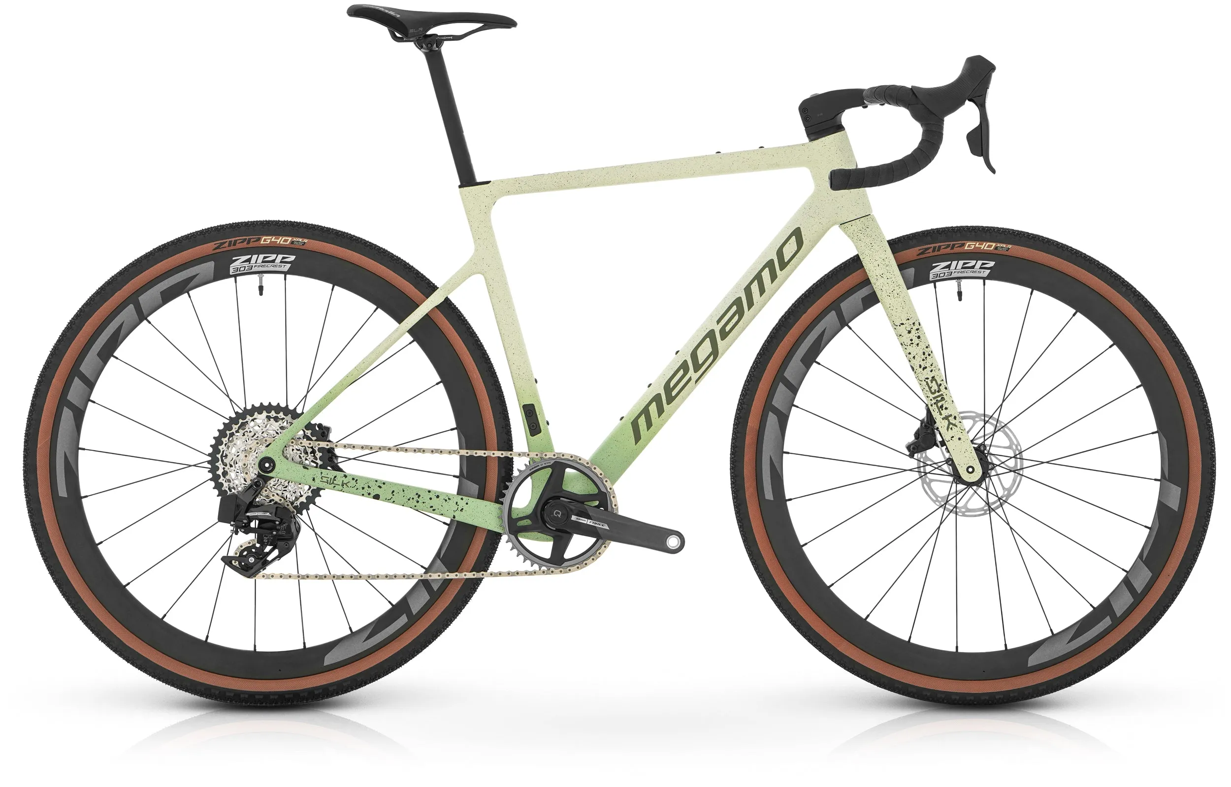 Megamo Silk XPLR 00 2024 - Sram Force AXS XPLR 1x12sp - Zipp 303 Firecrest