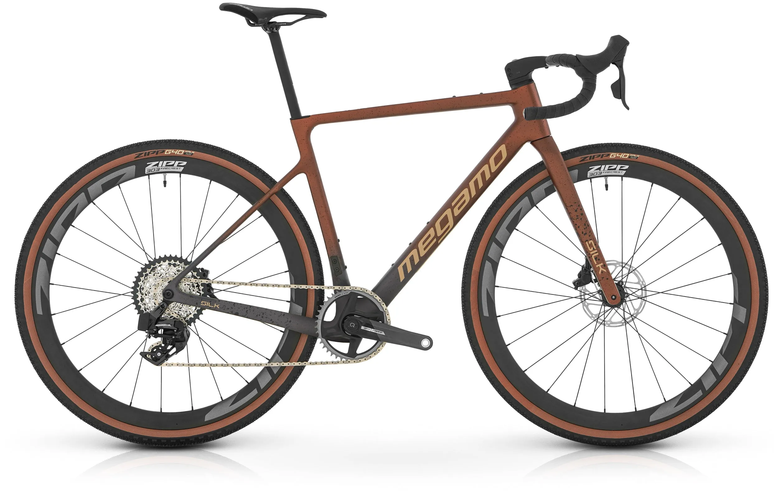 Megamo Silk XPLR 00 2024 - Sram Force AXS XPLR 1x12sp - Zipp 303 Firecrest