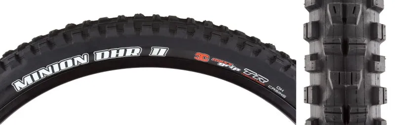 Minion DHR II Tire - 29 x 2.5 Tubeless Folding Black 3C MaxxGrip DH
