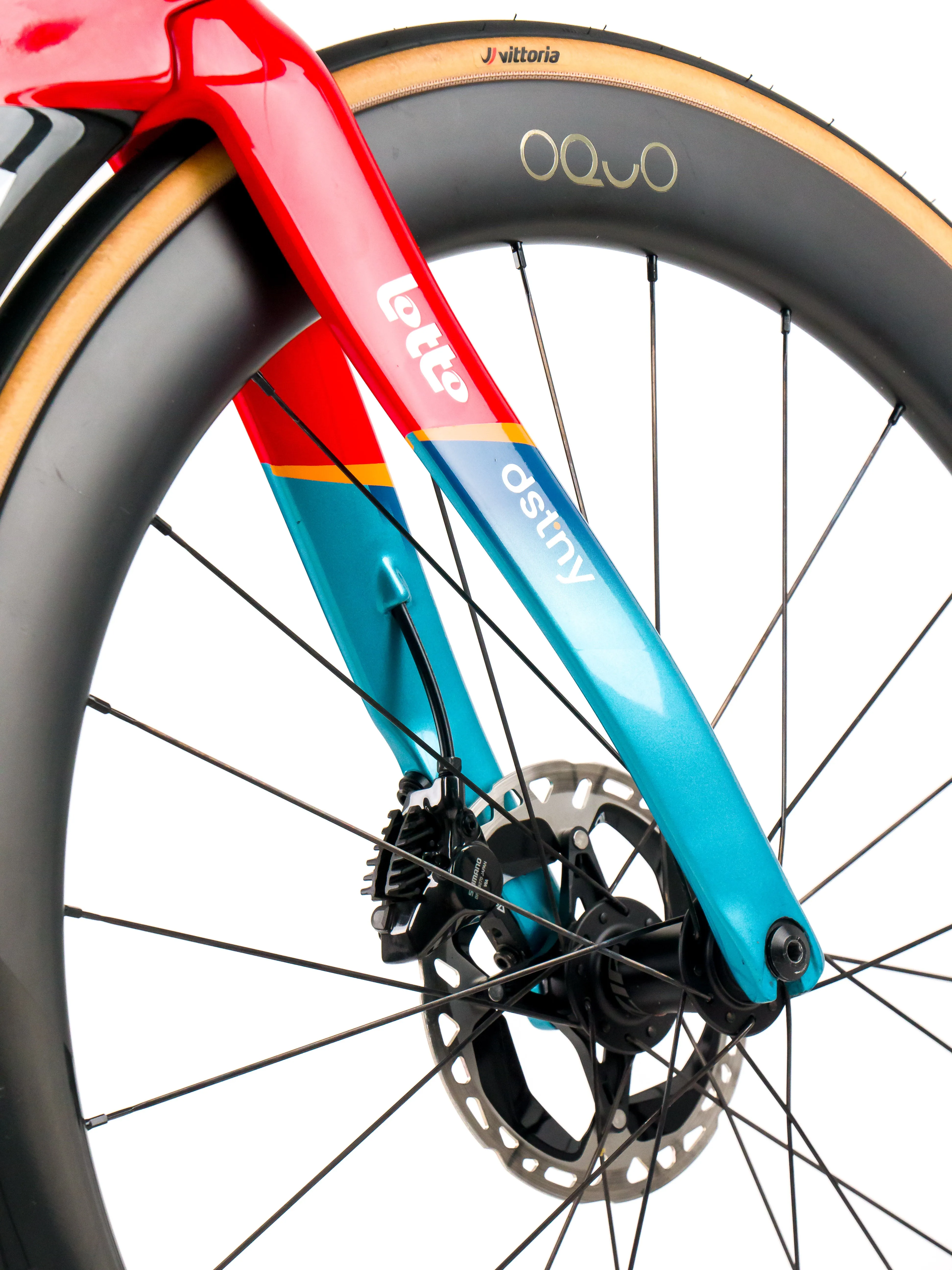 Orbea Orca Aero 2024 Team Lotto Dstny A. De Keersmaeker size 47 Shimano Dura-Ace R9270 Di2 2x12sp