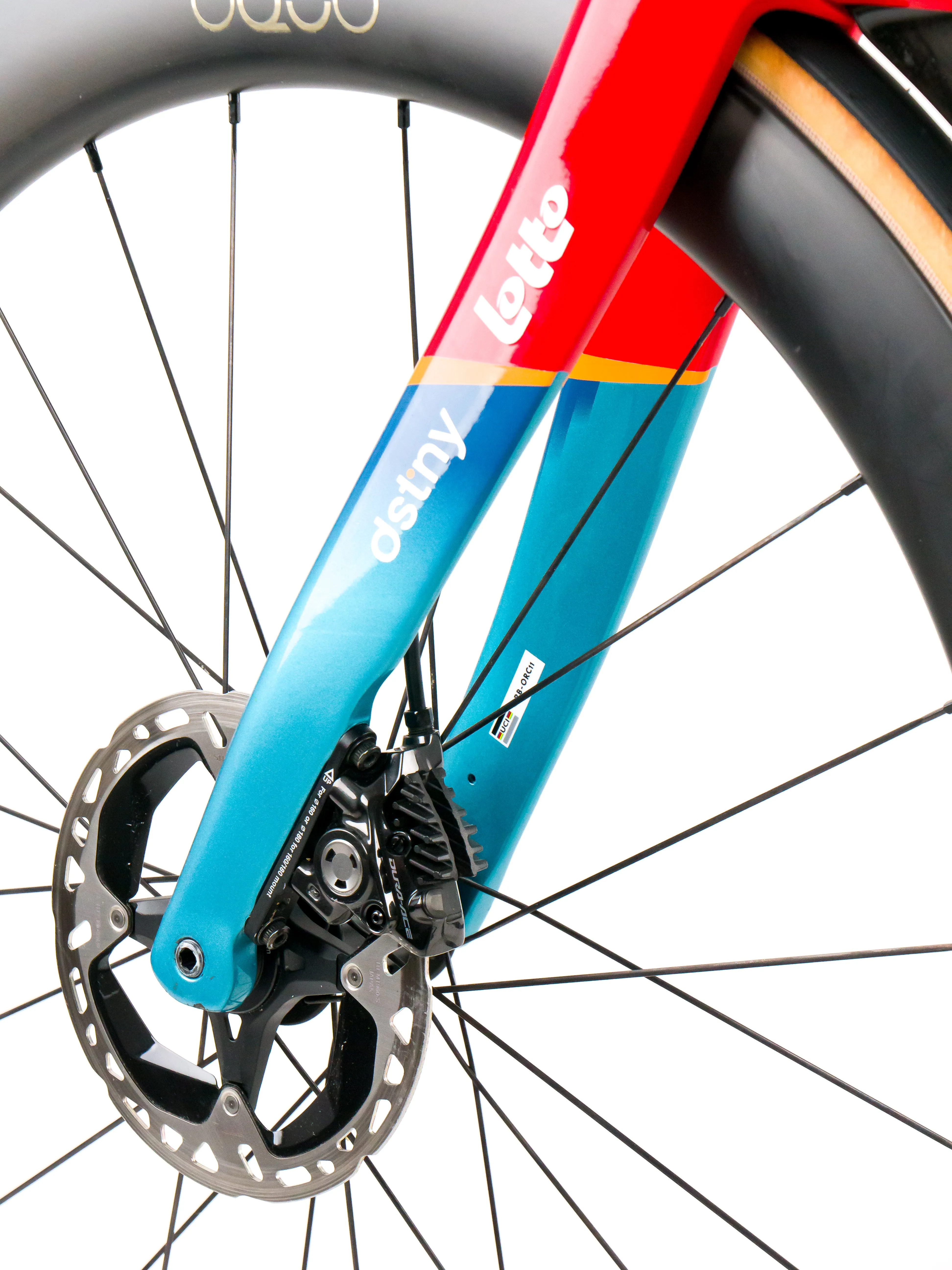Orbea Orca Aero 2024 Team Lotto Dstny A. De Keersmaeker size 47 Shimano Dura-Ace R9270 Di2 2x12sp