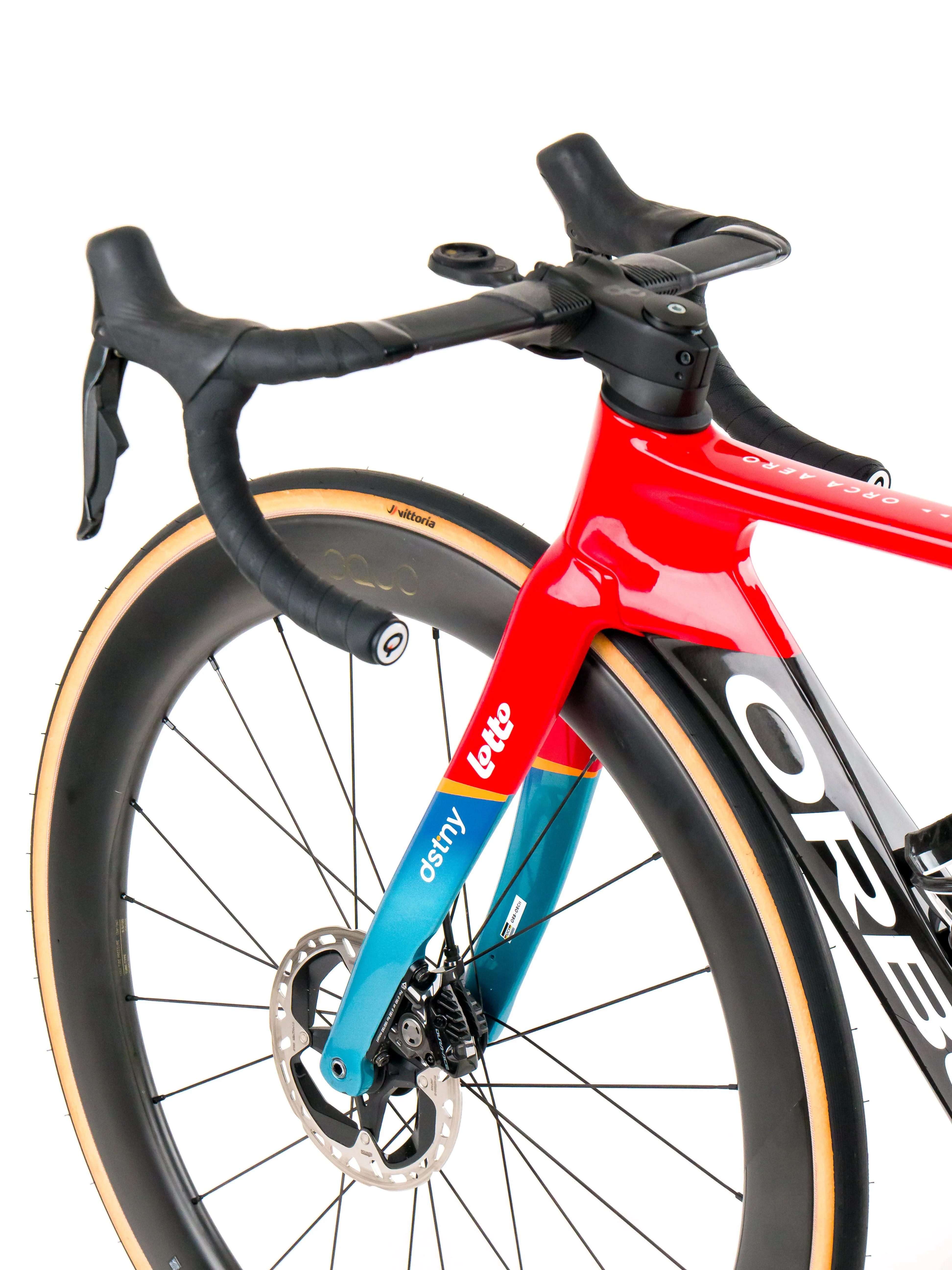 Orbea Orca Aero 2024 Team Lotto Dstny A. De Keersmaeker size 47 Shimano Dura-Ace R9270 Di2 2x12sp