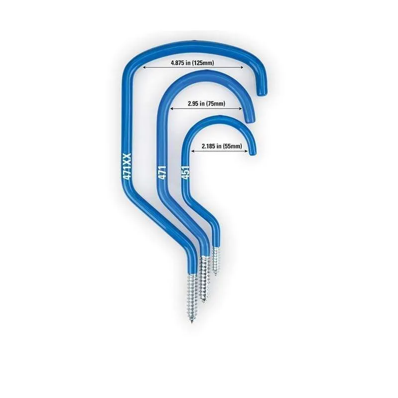 Oversize Threaded Storage Bike Hook