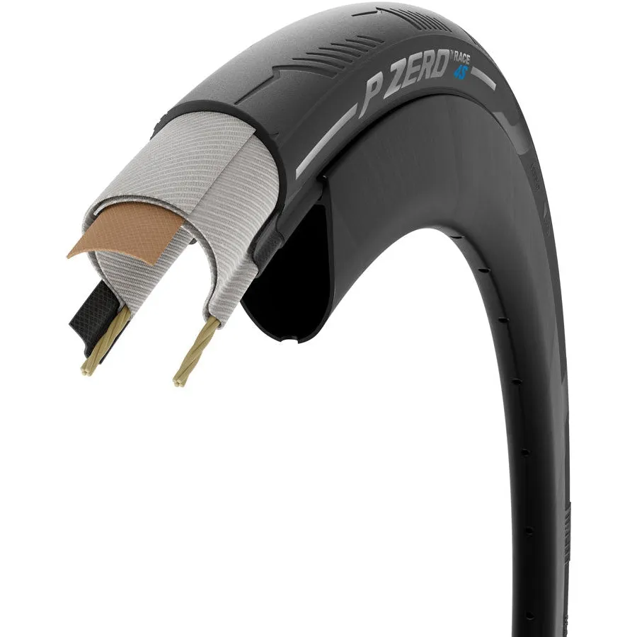 P ZERO Race 4S Tire - 700 x 26 Clincher Folding Black