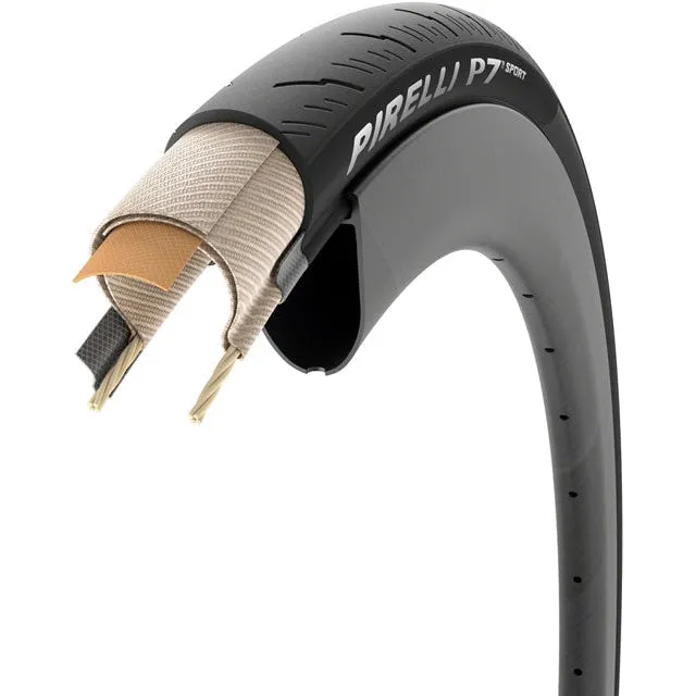 P7 Sport Road Bike Tire - 700 x 26, Clincher, Folding