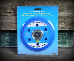 Perfection Hook and Loop Sanding Disc 6inch Orbital Backing Pad 150mm