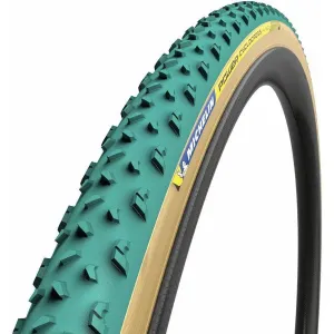 Power Cyclocross Mud Tubular Tire 700x33C Folding Tubular GreenCompound 3x120TPI Green