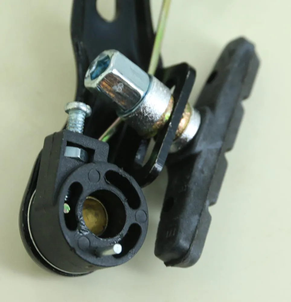 Power V Brake Linear Pull Brakeset   Levers Black MTB Hybrid Bike F    R NEW