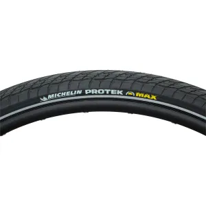 Protek Max Touring-Hybrid Bike Tire, Ebike Tire - 700 x 38, Clincher, Wire, Black