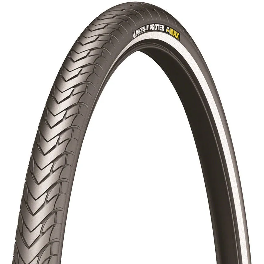 Protek Max Touring-Hybrid Bike Tire, Ebike Tire - 700 x 47, Clincher, Wire, Black