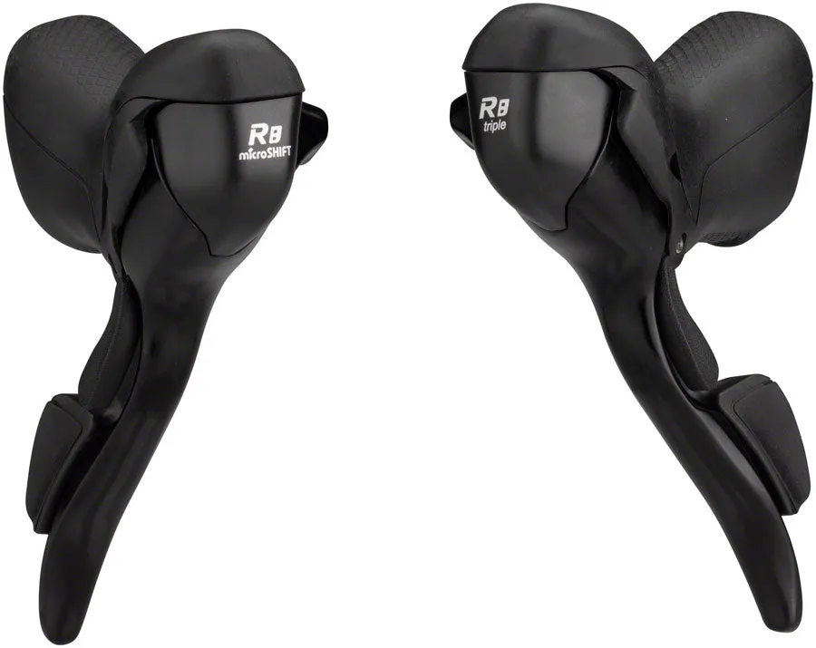 R8 Drop Bar Shift Lever Set 3 x 8-Speed Shimano Compatible