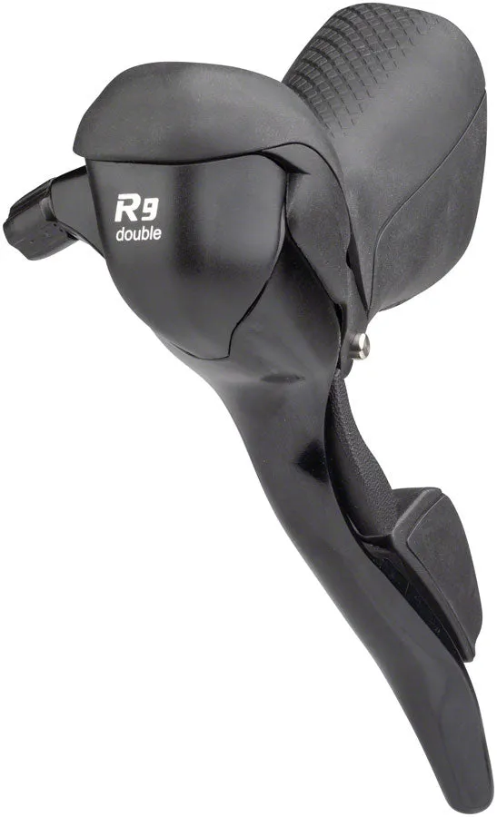 R9 Left Drop Bar Shift Lever - Double Shimano Compatible Black