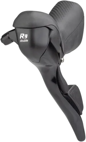 R9 Left Drop Bar Shift Lever - Double Shimano Compatible Black