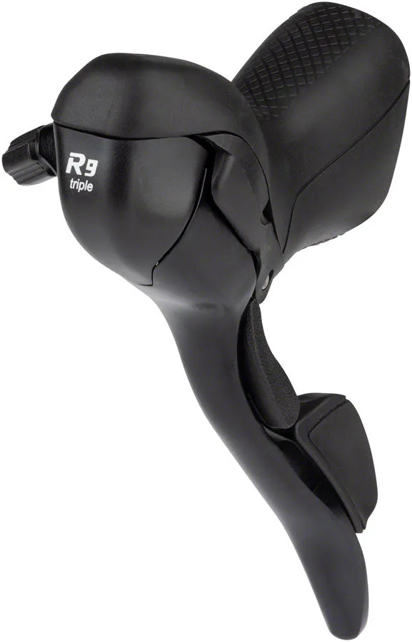 R9 Left Drop Bar Shift Lever - Triple Shimano Compatible Black
