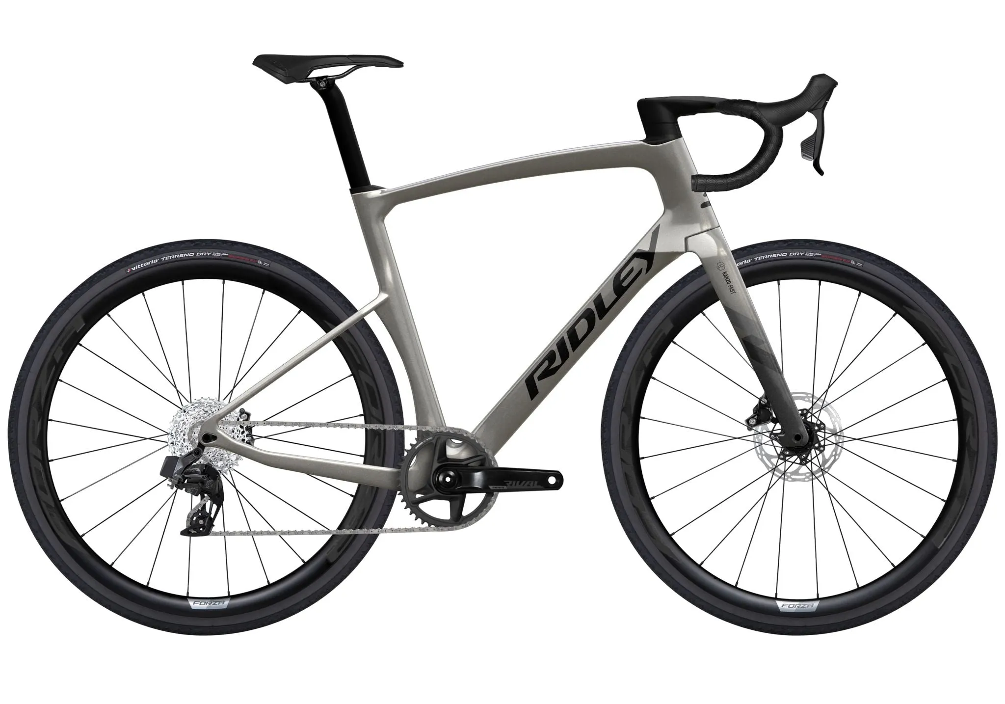 Ridley Kanzo Fast 2024 - Shimano GRX 1x12sp - Forza Norte Gravel DB