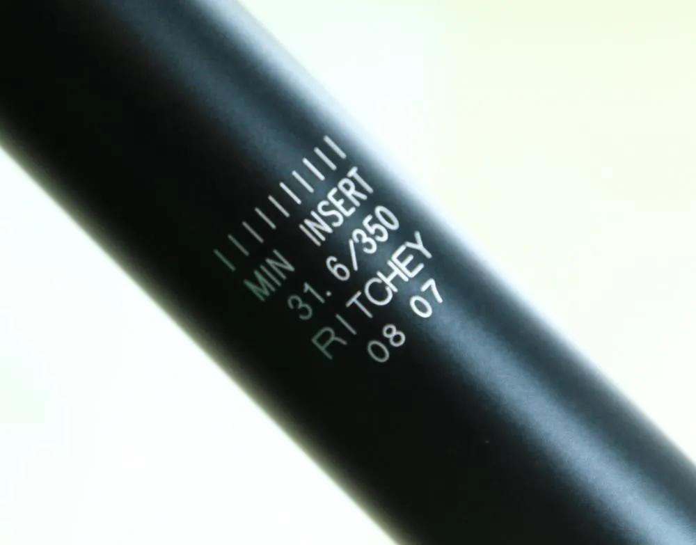 Ritchey WCS Alloy Road / MTB Bike Seatpost 242g 31.6 x 350mm Black NEW