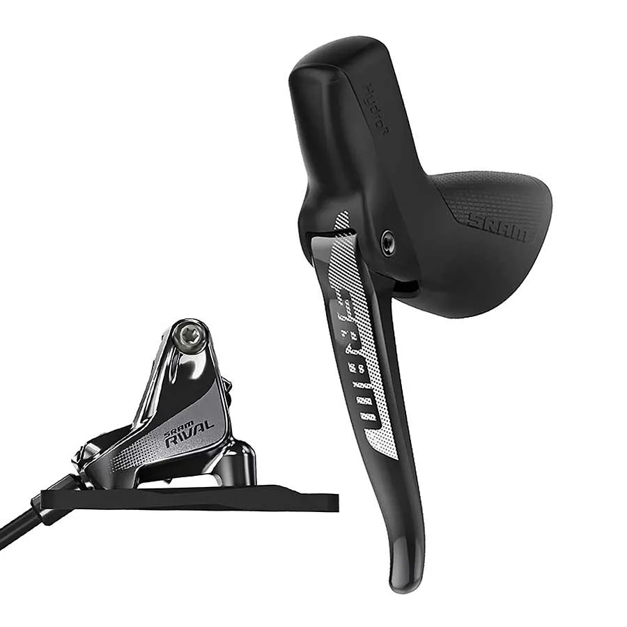Rival 1 Disc Brake Cable-Actuated Dropper Remote Lever - Left/Front Flat Mount 20mm Offset BLK A1