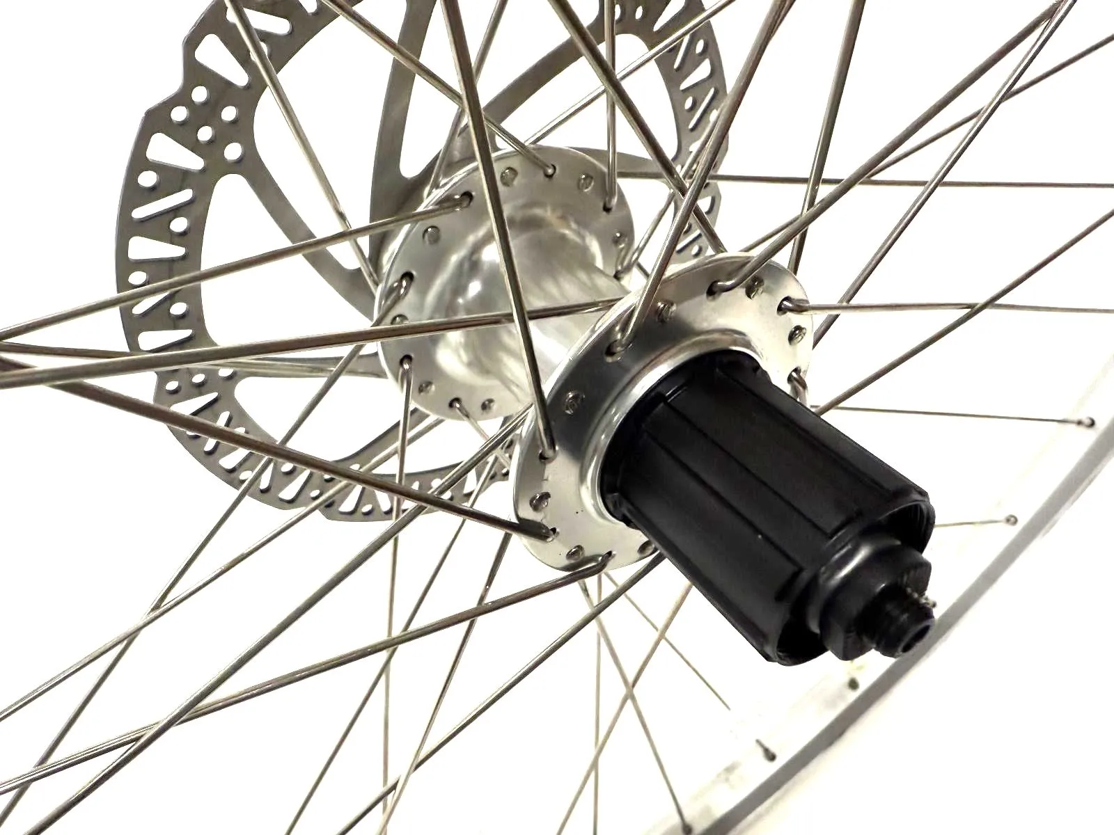 Road Bike Alloy Disc QR F R Wheelset 700c HG 11-12s 135mm 100mm w/Tire and Tube