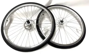 Road Bike Alloy Disc QR F R Wheelset 700c HG 11-12s 135mm 100mm w/Tire and Tube