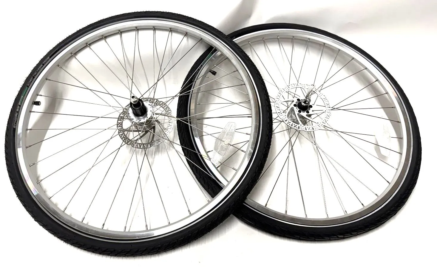 Road Bike Alloy Disc QR F R Wheelset 700c HG 11-12s 135mm 100mm w/Tire and Tube