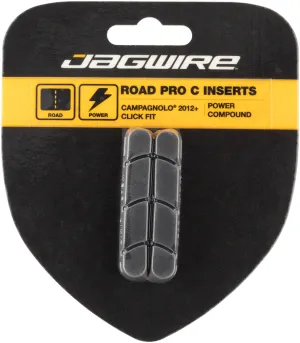 Road Pro C Brake Pad Inserts Campagnolo Click Fit 2012  Black