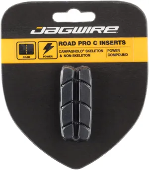 Road Pro C Brake Pad Inserts Campagnolo Friction Fit Black