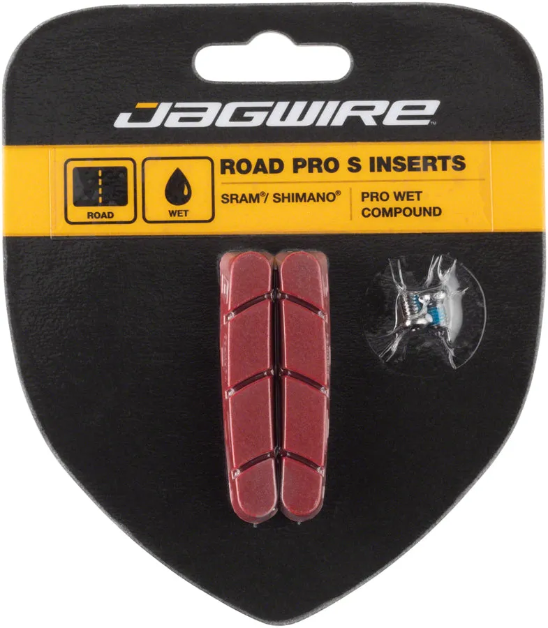 Road Pro S Brake Pad Inserts for Wet Conditions SRAM/Shimano Red
