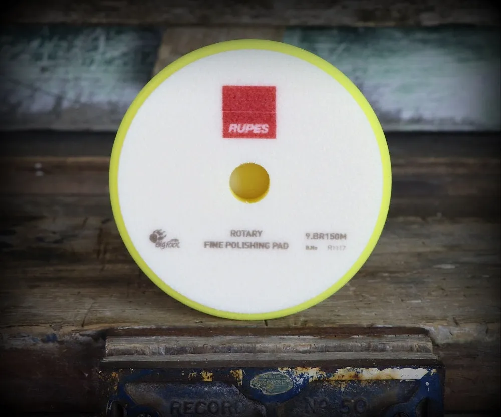 RUPES Rotary Yellow Fine Polishing Pad (130-135mm)
